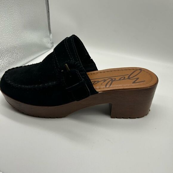 Zodiac Raine Black Suede Clog Size 8.5 - Picture 6 of 11